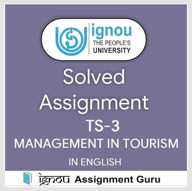 ignou ts 3 assignment