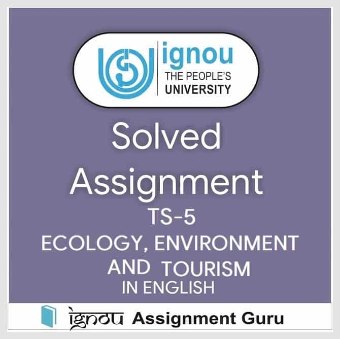 ignou ts 3 assignment