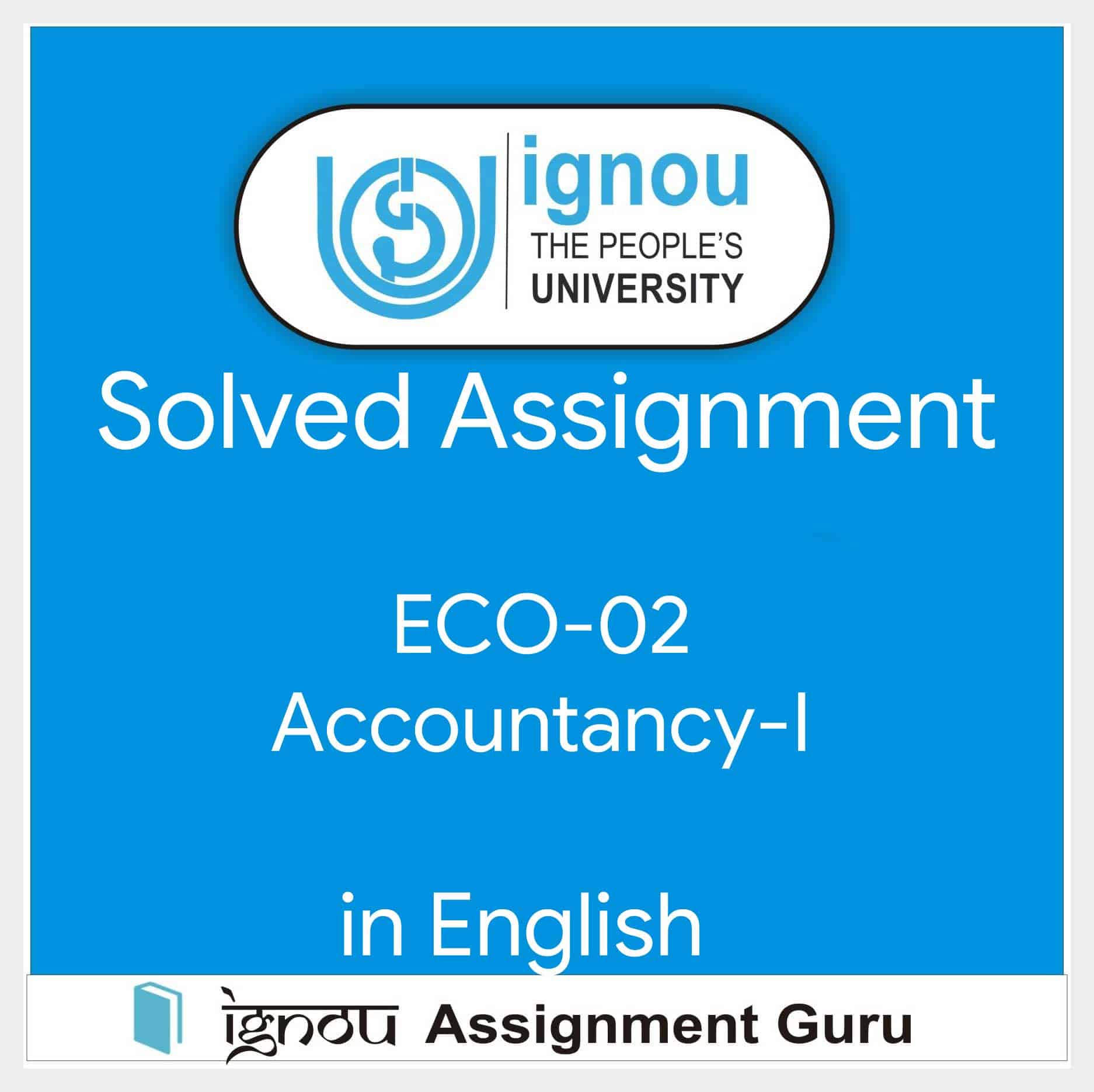 eco 2 solved assignment 2020 21