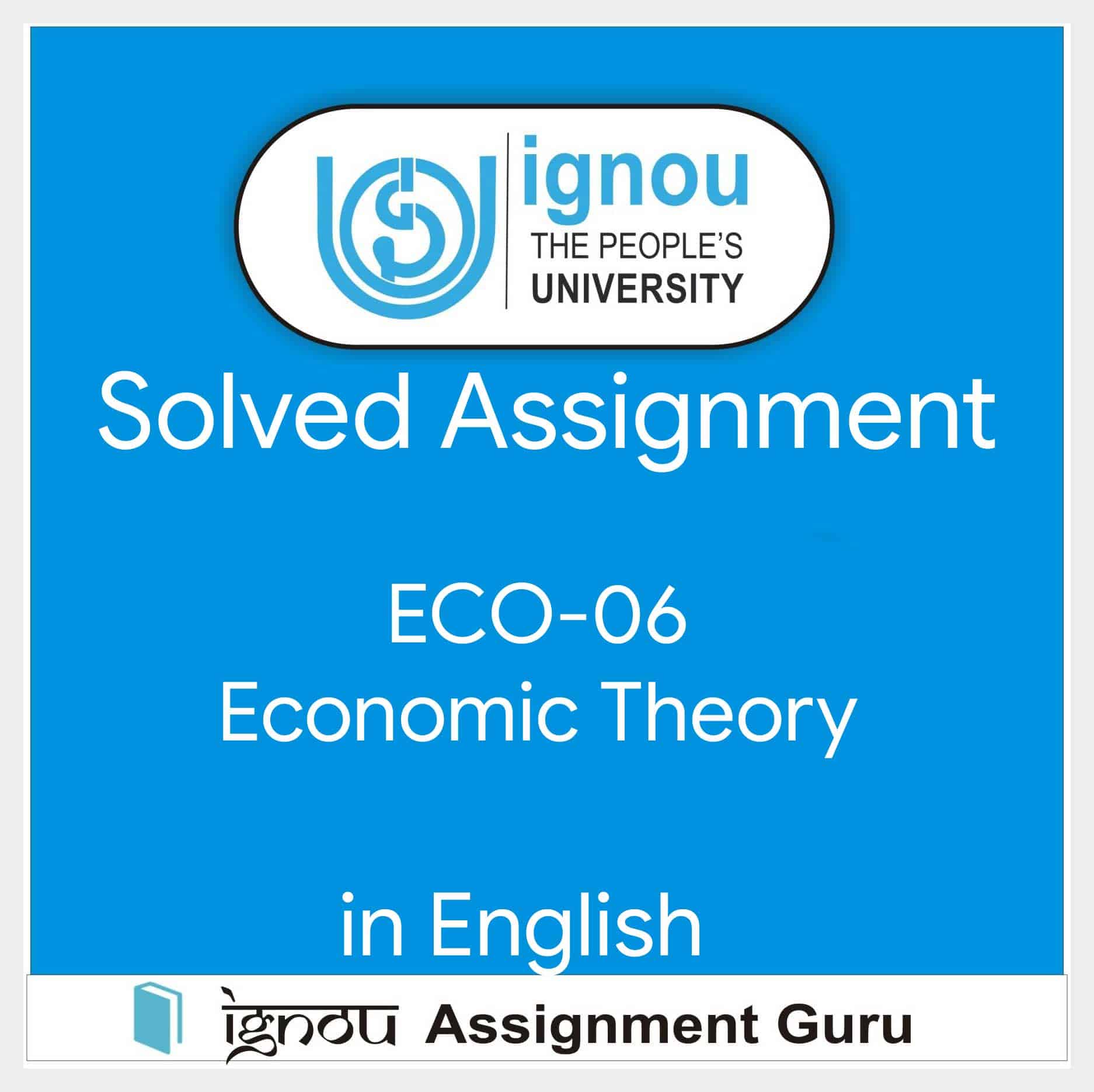 eco 2 solved assignment 2020 21