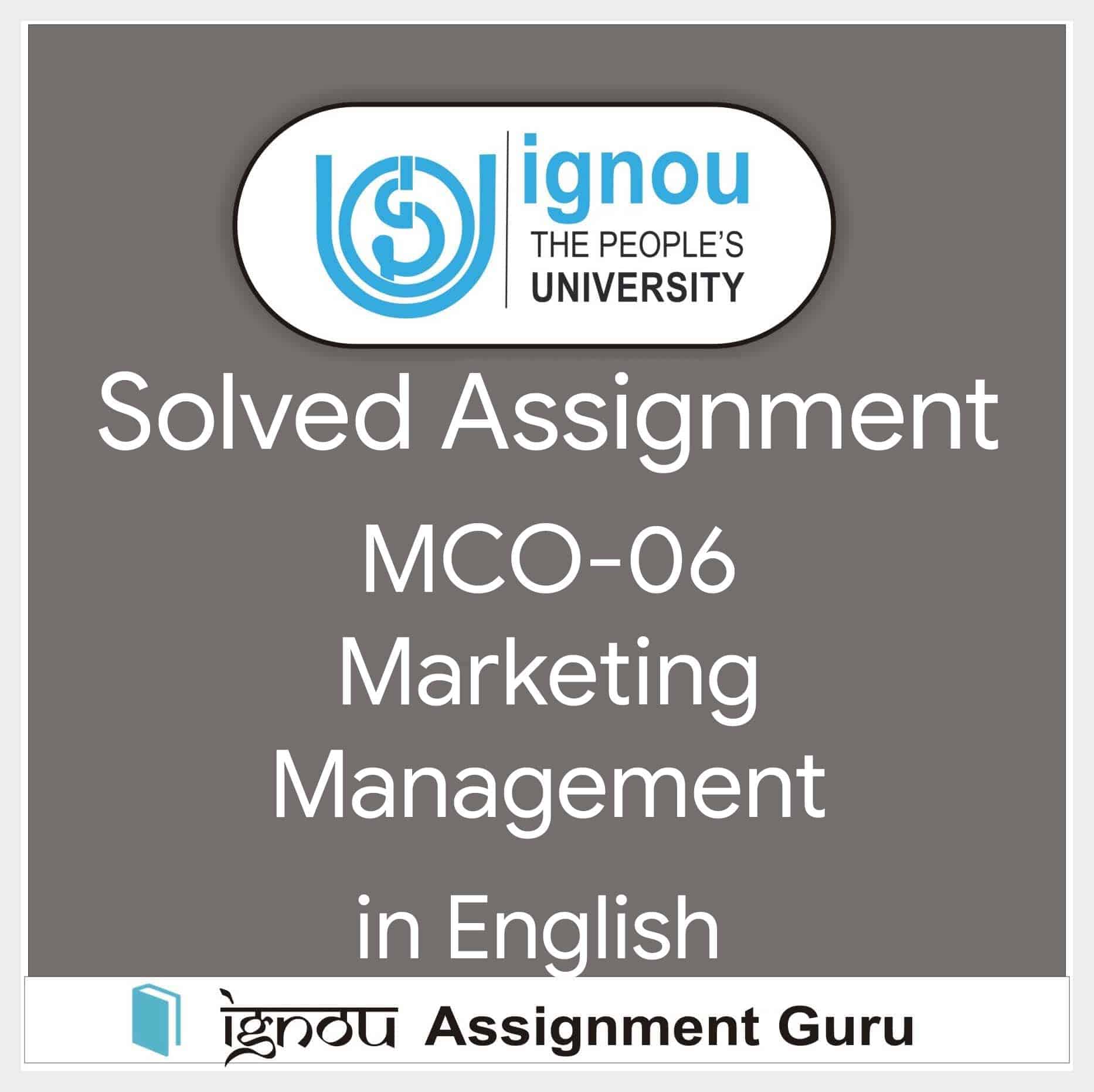 mco 06 solved assignment 2022 23