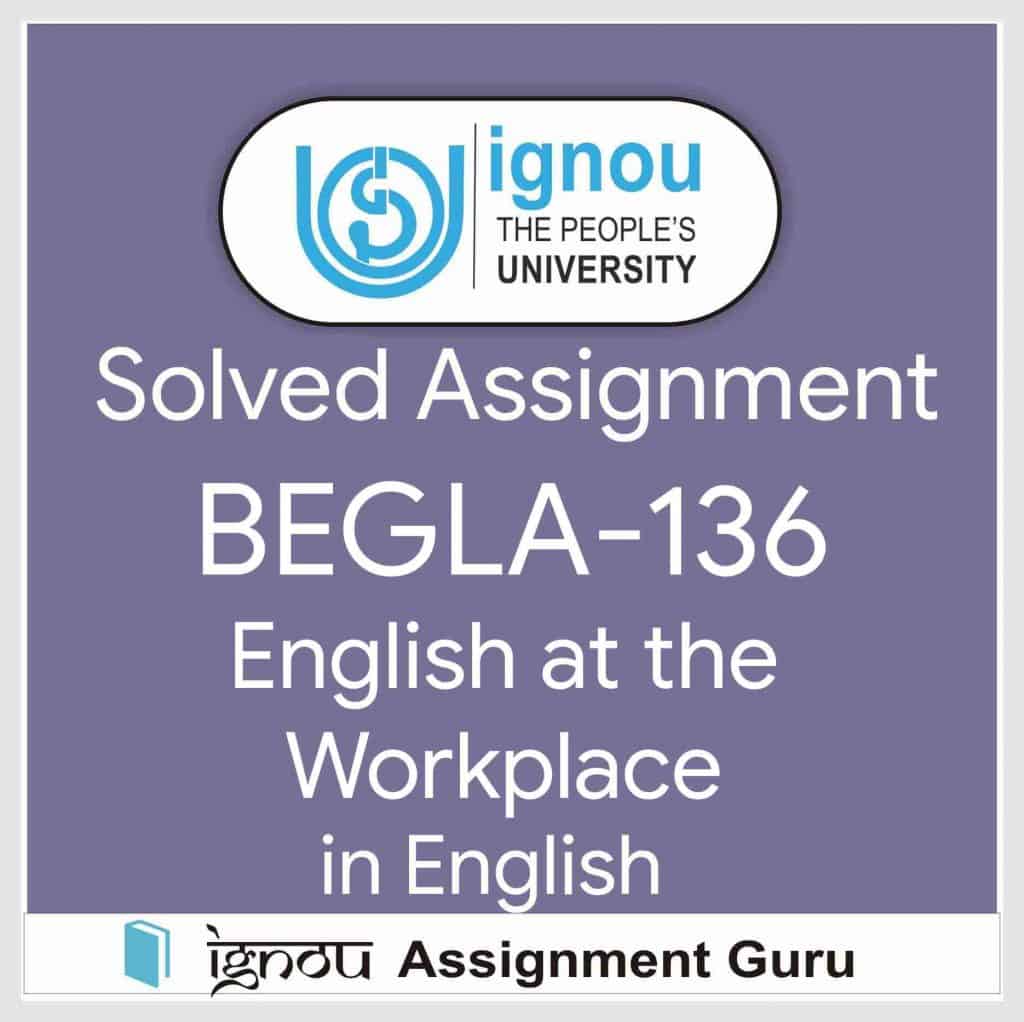 assignment english at the workplace begla 136