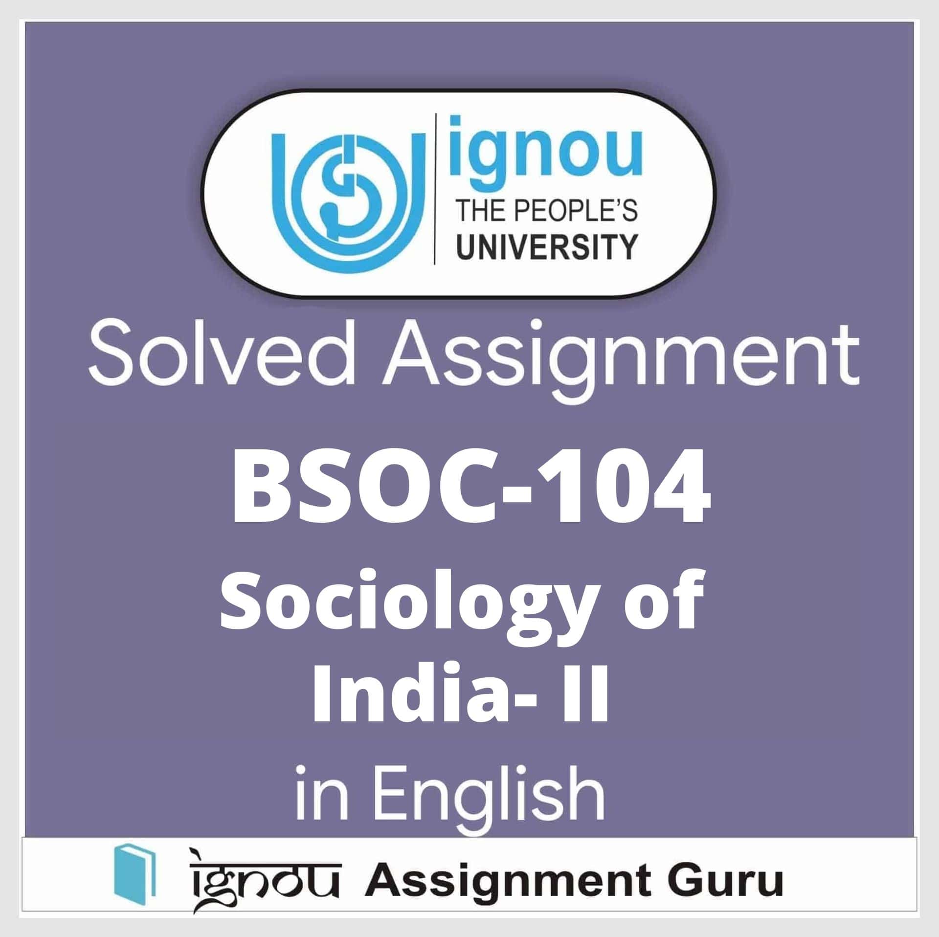 bsoc 104 solved assignment 2021 pdf