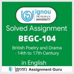 begc 104 solved assignment 2021 22