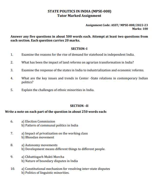 mpse 004 solved assignment in english