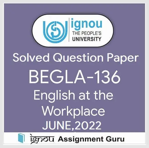 begla 136 assignment question paper 2021 22